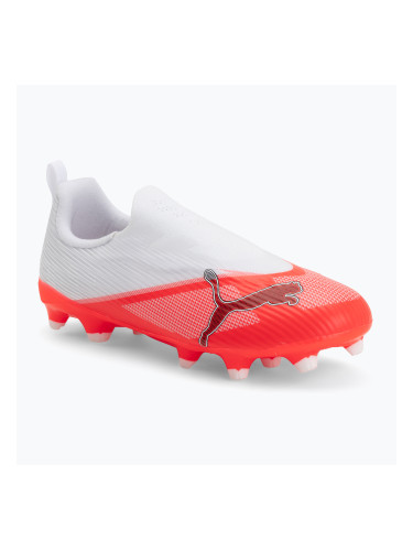 Детски футболни обувки PUMA Ultra 7 Match LL FG/AG Jr ultra red/puma black/puma white
