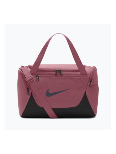 Чанта за тренировка/фитнес Nike Brasilia Duffel Extra Small 24 l pink smoke/black/gridiron