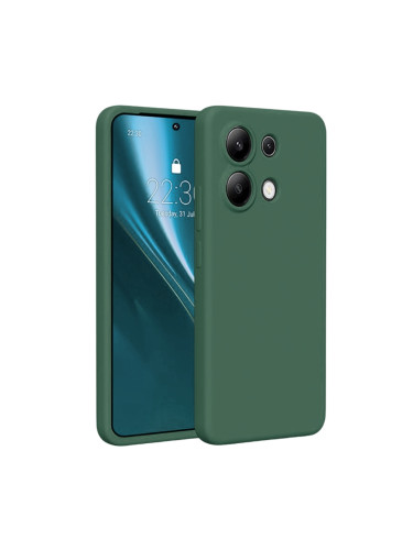 Силиконов кейс iPaky матиран, За Xiaomi Redmi 17, Тъмнозелен