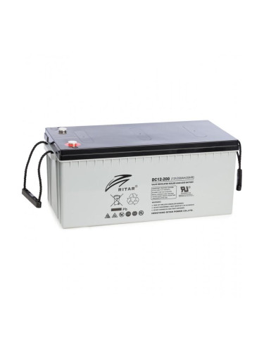Оловна AGM Deep cycle батерия RITAR (DC12-200), 12V, 200Ah, 522 /240/ 