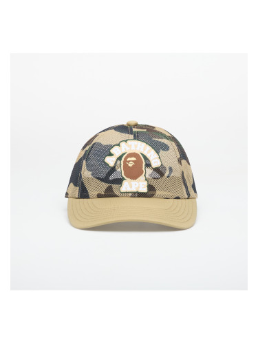 Шапка A BATHING APE 1st Camo College Patched Mesh Cap Yellow UNISEX Universal