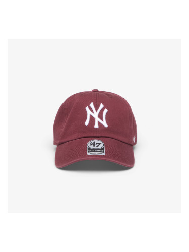 Шапка '47 Brand MLB Clean Up Tonal New York Yankees Cap Burgundy Universal