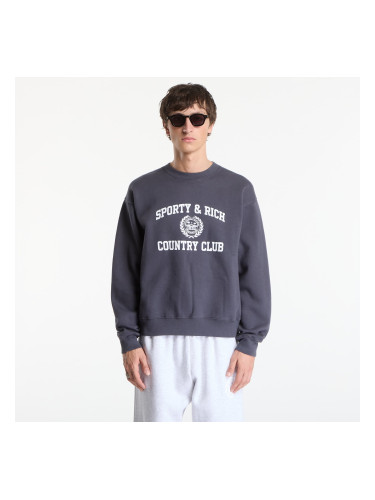 Суитшърт Sporty & Rich Varsity Crest Crewneck UNISEX Carbon XS
