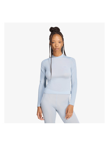 Тениска adidas Adiluna Season 2 x Jennie Sheer Long Sleeve Tee Wonder Blue S