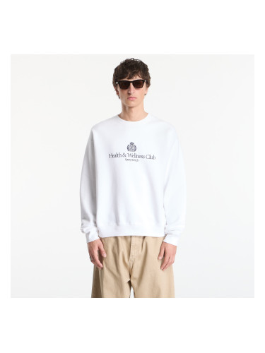 Суитшърт Sporty & Rich H&W Crest Embroidered Crewneck UNISEX White XS