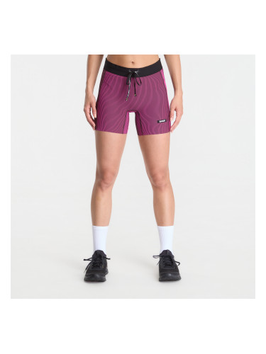 Къси панталони BANDIT Women's Striped Cadence™ 5" Compression Shorts Espresso/ Azalea L