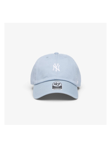 Шапка '47 Brand MLB Clean Up Base Runner New York Yankees Cap Pastel Blue Universal