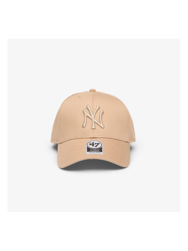 Шапка '47 Brand MLB Mvp Raised Basic New York Yankees Cap Beige Universal