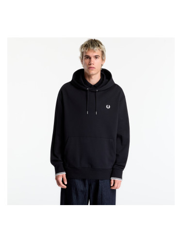 Суитшърт FRED PERRY Tipped Hooded Sweatshirt Black S