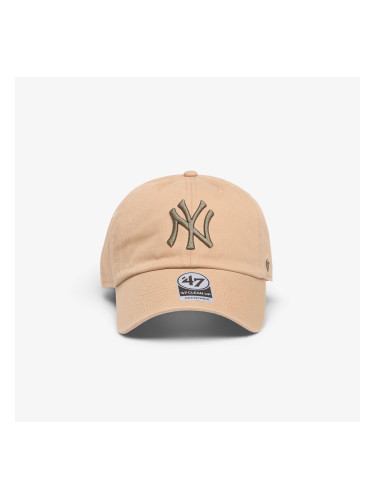 Шапка '47 Brand MLB Clean Up Contrast New York Yankees Cap Khaki Universal