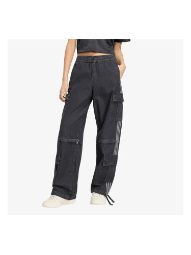 Дънки adidas Mid Rise 2-IN-1 Denim Pant True Black Denim XS