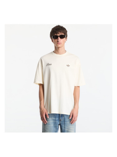 Тениска adidas Paris GFX Tee Cream White XL