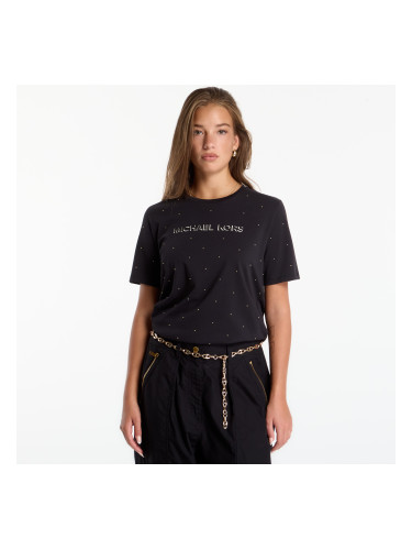 Тениска Michael Kors Classic Mk Stud Tee Black XS/32