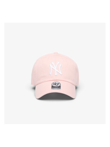 Шапка '47 Brand MLB Clean Up New York Yankees Cap Pastel Pink Universal