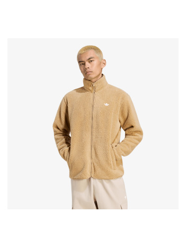 Суитшърт adidas Trefoil Essentials Teddy Fleece Cardboard XL
