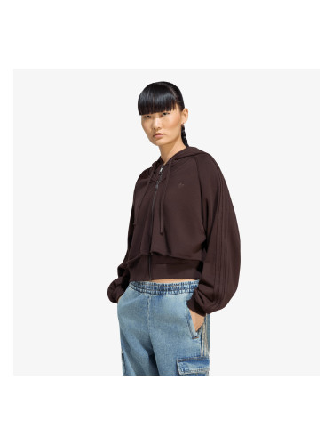 Суитшърт adidas SST Double Front Hoody Aurora Coffee XS