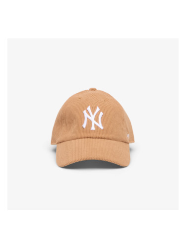 Шапка '47 Brand MLB Clean Up Thick Cord New York Yankees Cap Camel Universal