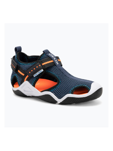 Детски сандали Geox Wader navy/fluo orange