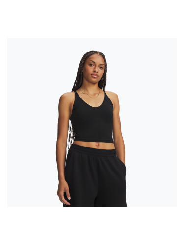 Дамска тренировъчна тениска Under Armour Meridian Support Tank ultimate black/ultimate black