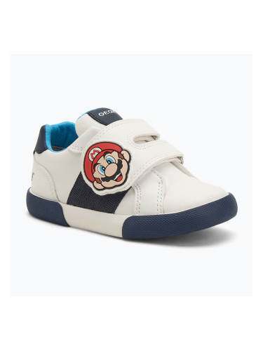 Детски обувки Geox Gisli white/navy/orange