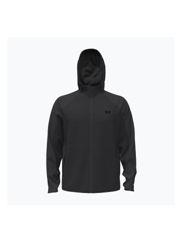 Мъжки суитшърт за тренировка Under Armour Unstoppable Fleece ultimate black/black