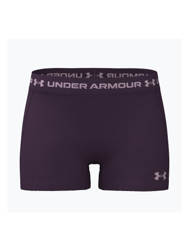 Дамски тренировъчни шорти Under Armour HeatGear Shorty purple echo/mauve pink