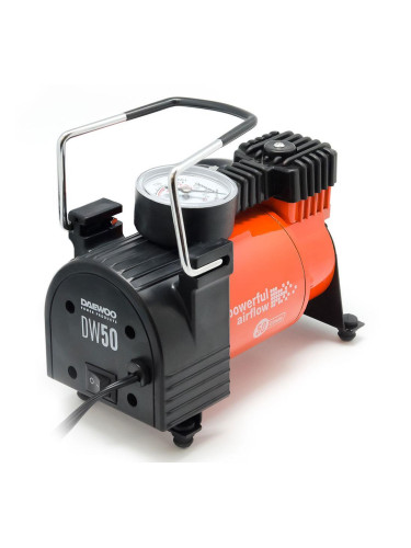 Компресор за гуми 12 V, 50 л/мин., DAEWOO DW50
