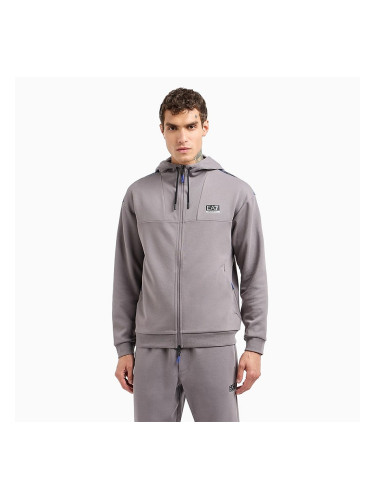 МЪЖКО ГОРНИЩЕ EA7 EMPORIO ARMANI 6DPM24-1992 NATURAL VENTUS7 M HOODIE FZ СИВО