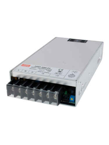 Импулсно захранване, за LED осветление, 24VDC, 336W, 230VAC, 14A, IP20, HRP-300-24