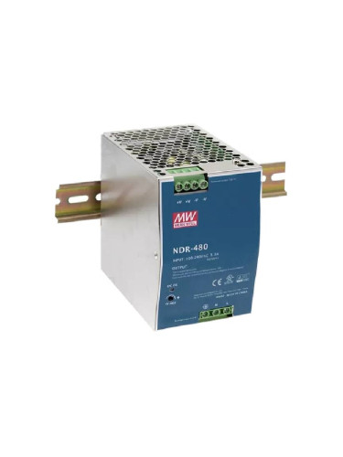 Захранване, за DIN шина, 20A, 24VDC, 480W, IP20, NDR-480-24
