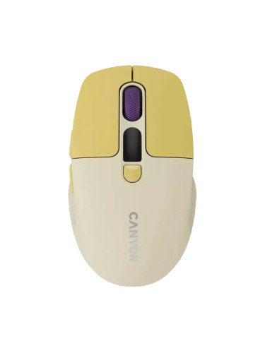 Безжична мишка Canyon MW-26, жълт