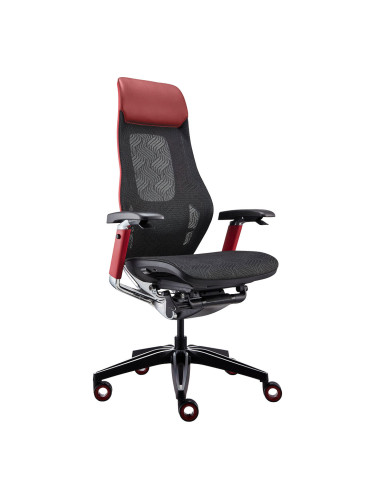 Стол работен Roc Chair X черно/червен