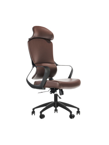 Стол GS Sarno Black еко кожа кафяв