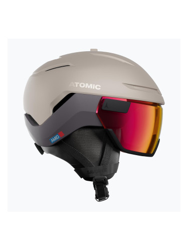 Скиорска каска Atomic Savor GT Amid Visor Photo sand/red photo