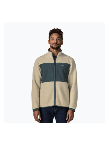Мъжки поларен суитшърт Patagonia Retro Pile Patch pelican