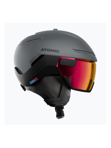 Скиорска каска Atomic Savor GT Amid Visor Photo slate/red photo