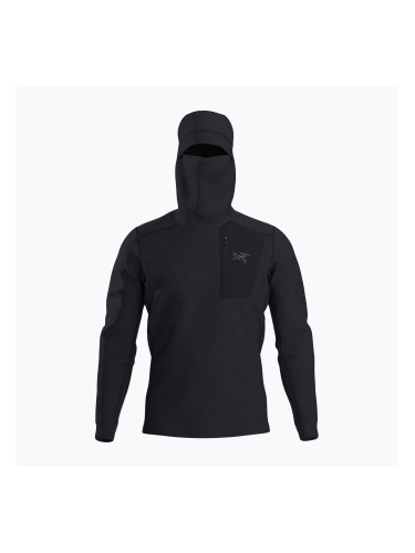 Мъжки суитшърт за трекинг Arcteryx Rho LT Hoody black