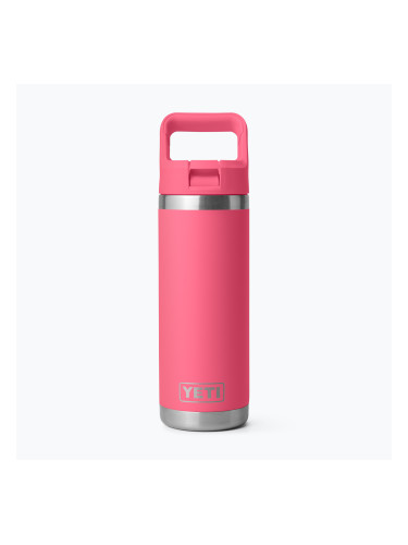 Термо бутилка YETI Rambler C Straw 532 ml tropical pink