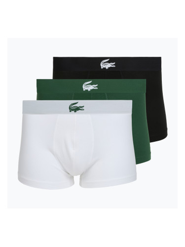 Мъжки боксерки Lacoste 5H5441 3 pack white/green/black