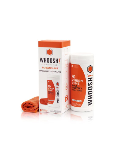 Мокри кърпи WHOOSH Screen Shine Wipes 70 броя