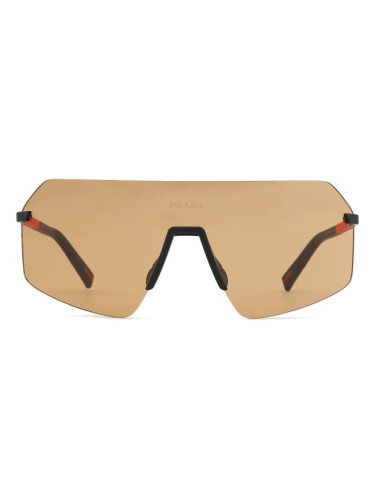 Prada Linea Rossa 0PS B50S 1BO90U 36 - правоъгълна слънчеви очила, мъжки, черни