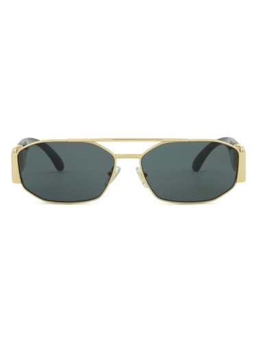 Versace 0VE 2287 100287 58 - правоъгълна слънчеви очила, мъжки, златни