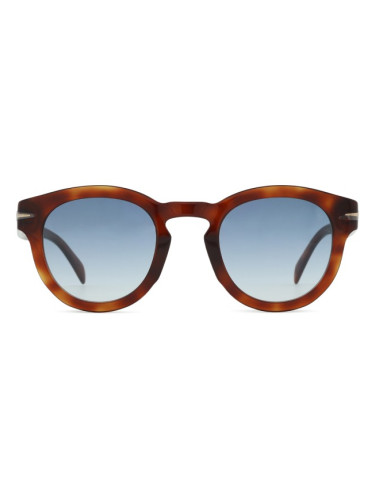 David Beckham DB 7041/S WR9 08 49 - кръгла слънчеви очила, мъжки, кафяви
