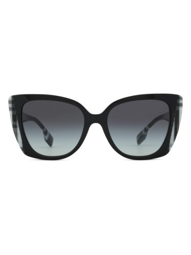 Burberry Meryl 0BE4393 40518G 54 - квадратна слънчеви очила, дамски, черни
