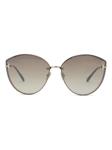 Tom Ford Evangelina FT1106 28G 63 - кръгла слънчеви очила, дамски, златни