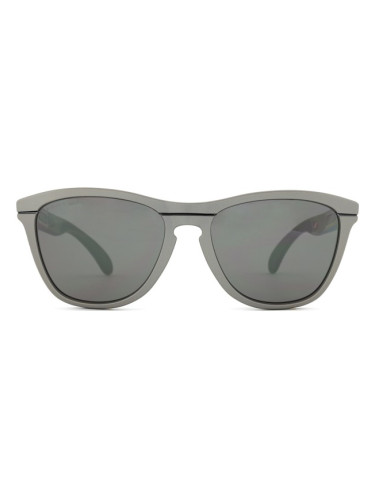 Oakley Frogskins Range OO 9284 23 55 - квадратна слънчеви очила, мъжки, сиви, поляризирани огледални