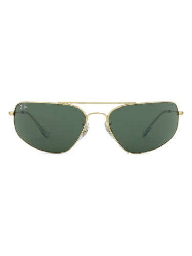 Ray-Ban RB3780 001/31 63 - правоъгълна слънчеви очила, unisex, златни