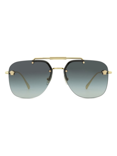 Versace 0VE 2296 100284 60 - квадратна слънчеви очила, дамски, златни