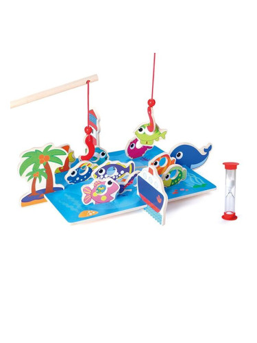 Дървен 3D риболов с кукички Andreu toys
