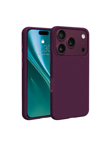 Кейс Etteri Silicone Mag case, за iPhone 17 Pro Max / 18 Pro Max, бордо